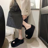 ファーサンダル 厚底 韓国ファースリッパ | SUNSHINE CLOSET | 詳細画像4