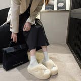 ファーサンダル 厚底 韓国ファースリッパ | SUNSHINE CLOSET | 詳細画像7