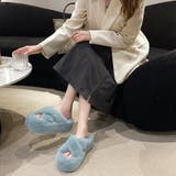 ファーサンダル 厚底 韓国ファースリッパ | SUNSHINE CLOSET | 詳細画像9