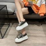 ツイードスニーカー 厚底シューズ 韓国 | SUNSHINE CLOSET | 詳細画像4