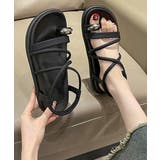 ストラップサンダル厚底親指トングサンダル | SUNSHINE CLOSET | 詳細画像1 