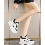 厚底ダッドスニーカー レースアップ 韓国 | SUNSHINE CLOSET | 詳細画像5 