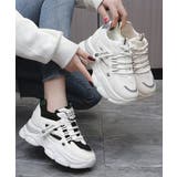 厚底ダッドスニーカー レースアップ 韓国 | SUNSHINE CLOSET | 詳細画像9 