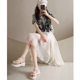 パールトングサンダル 美脚 厚底サンダル | SUNSHINE CLOSET | 詳細画像12