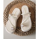 パールトングサンダル 美脚 厚底サンダル | SUNSHINE CLOSET | 詳細画像13