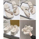 パールトングサンダル 美脚 厚底サンダル | SUNSHINE CLOSET | 詳細画像18
