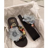 ビーチサンダル 花飾りトングサンダル厚底 | ANGELCLOSET | 詳細画像15