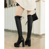 ニーハイブーツ厚底 フィットロングブーツ | SUNSHINE CLOSET | 詳細画像14