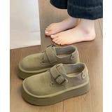 モカシンシューズ 厚底スエード調パンプス | ANGELCLOSET | 詳細画像12