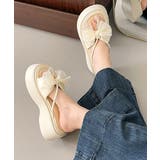 ビッグリボン厚底サンダル 履きやすい夏靴 | SUNSHINE CLOSET | 詳細画像12 