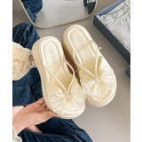 ビッグリボン厚底サンダル 履きやすい夏靴 | SUNSHINE CLOSET | 詳細画像14 