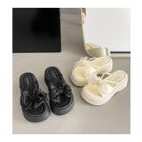 ビッグリボン厚底サンダル 履きやすい夏靴 | SUNSHINE CLOSET | 詳細画像16 