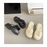 ビッグリボン厚底サンダル 履きやすい夏靴 | SUNSHINE CLOSET | 詳細画像17 