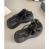 ビッグリボン厚底サンダル 履きやすい夏靴 | SUNSHINE CLOSET | 詳細画像19 