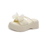 ビッグリボン厚底サンダル 履きやすい夏靴 | SUNSHINE CLOSET | 詳細画像28 