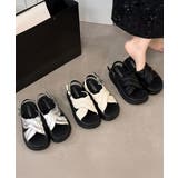 厚底サンダルレディース韓国風 歩きやすいサンダル美脚脚長 フラットフォームサンダ… | SUNSHINE CLOSET | 詳細画像17