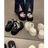 履きやすい 親指リング付きトングサンダル カジュアルきれいめプラットフォームサン… | SUNSHINE CLOSET | 詳細画像17 