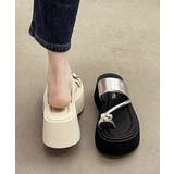 履きやすい 親指リング付きトングサンダル カジュアルきれいめプラットフォームサン… | SUNSHINE CLOSET | 詳細画像18 