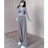 薄手スウェットパンツ 韓国風ワイドパンツ | SUNSHINE CLOSET | 詳細画像12 