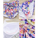 ホルターネック水着 レースフリルビキニトップス 花柄ショートパンツ | SUNSHINE CLOSET | 詳細画像12