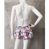 ホルターネック水着 レースフリルビキニトップス 花柄ショートパンツ | SUNSHINE CLOSET | 詳細画像15