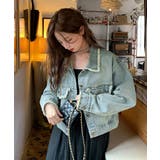 フリンジデニムジャケット デニムブルゾン | SUNSHINE CLOSET | 詳細画像13