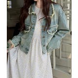 フリンジデニムジャケット デニムブルゾン | SUNSHINE CLOSET | 詳細画像23