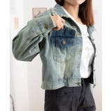 フリンジデニムジャケット デニムブルゾン | SUNSHINE CLOSET | 詳細画像27