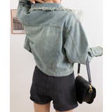 フリンジデニムジャケット デニムブルゾン | SUNSHINE CLOSET | 詳細画像30