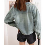 フリンジデニムジャケット デニムブルゾン | SUNSHINE CLOSET | 詳細画像31