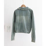 フリンジデニムジャケット デニムブルゾン | SUNSHINE CLOSET | 詳細画像33