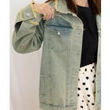 フリンジデニムジャケット ダメージデニム | SUNSHINE CLOSET | 詳細画像18