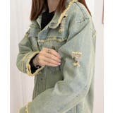 フリンジデニムジャケット ダメージデニム | SUNSHINE CLOSET | 詳細画像19