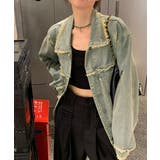 フリンジデニムジャケット ダメージデニム | SUNSHINE CLOSET | 詳細画像2