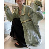 フリンジデニムジャケット ダメージデニム | SUNSHINE CLOSET | 詳細画像4