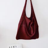 トートバッグ ニット編み バッグ鞄かばん | SUNSHINE CLOSET | 詳細画像30 