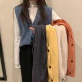 Vネック ニットベスト レディース | SUNSHINE CLOSET | 詳細画像11