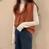 Vネック ニットベスト レディース | SUNSHINE CLOSET | 詳細画像7
