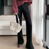 リブ ニットパンツ パンツ | SUNSHINE CLOSET | 詳細画像6 