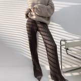 リブ ニットパンツ パンツ | SUNSHINE CLOSET | 詳細画像8 