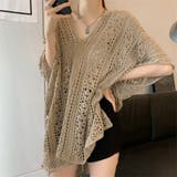 メッシュニット 透かし編み サマーニット | ANGELCLOSET | 詳細画像10