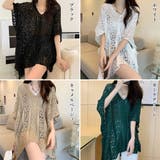 メッシュニット 透かし編み サマーニット | ANGELCLOSET | 詳細画像2