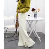 ニットワイドパンツ レディース スリット | SUNSHINE CLOSET | 詳細画像12 