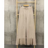 ニットワイドパンツ レディース スリット | SUNSHINE CLOSET | 詳細画像15 