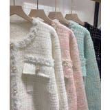 ラメツイード風ジャケット 韓国ニット秋冬 | SUNSHINE CLOSET | 詳細画像15 