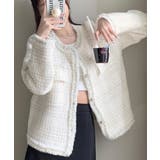 ラメツイード風ジャケット 韓国ニット秋冬 | SUNSHINE CLOSET | 詳細画像8 