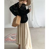 透かし編み ニットトップス レースアップ | SUNSHINE CLOSET | 詳細画像8 