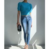 ケーブル編みニットトップス パフスリーブ | SUNSHINE CLOSET | 詳細画像4 