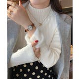 裏起毛 プチハイネックニットトップス厚手 | SUNSHINE CLOSET | 詳細画像1