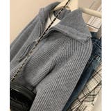 ハーフジップニットセータースタンドカラー | SUNSHINE CLOSET | 詳細画像5